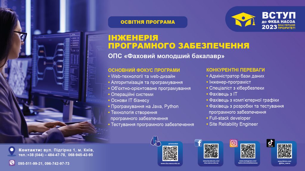 Освітньо-професійна програма: «Інженерія програмного забезпечення»